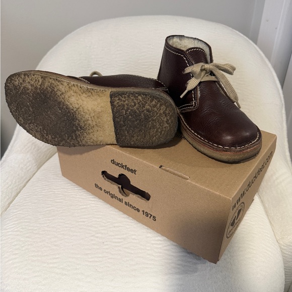 Duckfeet Women's Brown Leather Ankle Boots